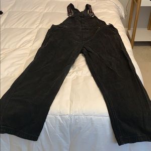 Tommy Hilfiger black denim overalls